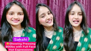 Beautiful Actress & Model Sakshi Big Boos Video