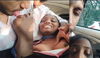 College Girl Enjoying Inside Car Viral Video