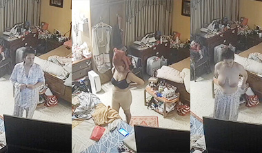 Village Bhabhi Changing Her Drees Viral CCTV