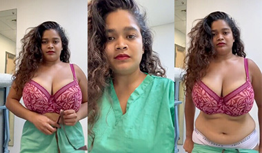 Desi Bigboob Horny Indian Tanker Nurse Strip Teasing Hard