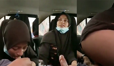 Hot Hijabi Girl Blowjob Dick Fucking Inside Car Nude Clip